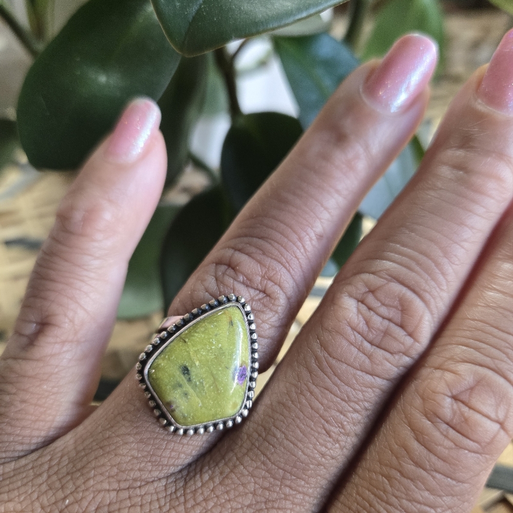 Sterling Silver Atlantisite Ring